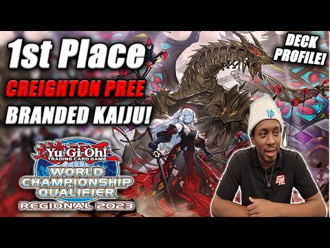 Yu-Gi-Oh! Regional 1st Place UNDEFEATED: Branded Kaiju Deck Profile [ft. Creighton Pree] Shreveport!