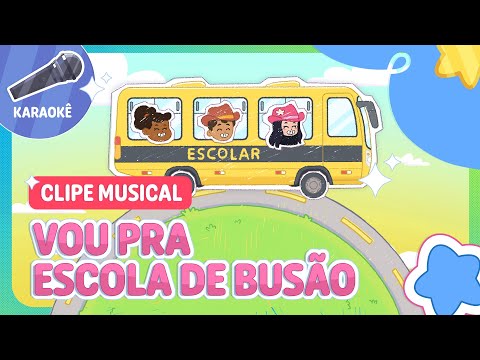 Karaokê Vou Pra Escola De Busão | Vamos Cantar - Turma da Boiadeirinha