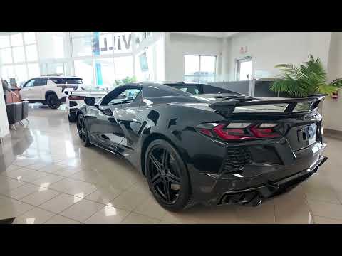 2026 Chevrolet Corvette Stingray Convertible 1LT in Black for sale at Ernie Dean Chevrolet Buick GMC Ltd. in Alliston, ON