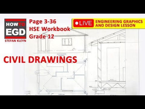 How to DRAW a CIVIL DRAWING easily - HSE | Page 3-36 | Grade 12