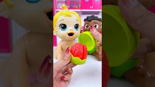 ASMR Unboxing Minnie Mouse & Doll Egg Orange Toy | Satisfying ASMR Kitchen Unboxing #shorts