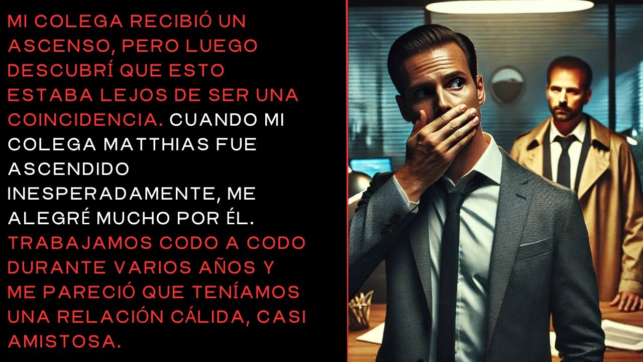 Un COLEGA fue PROMOVIDO, pero más tarde DESCUBRÍ que estaba lejos de ser una COINCIDENCIA.