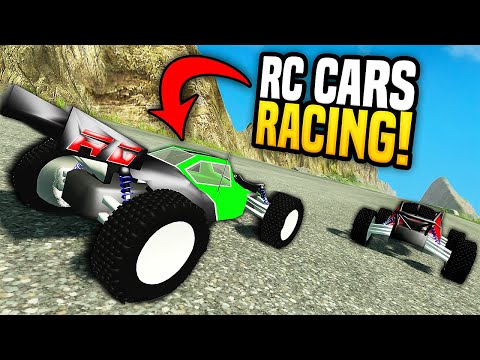 HUGE DOWNHILL RC CAR RACE - BeamNG Drive Multiplayer Mod (Crashes)