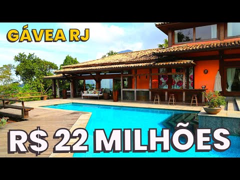 MARAVILHOSA MANSÃO NA GÁVEA RIO DE JANEIRO | CASA DE LUXO NO RIO DE JANEIRO