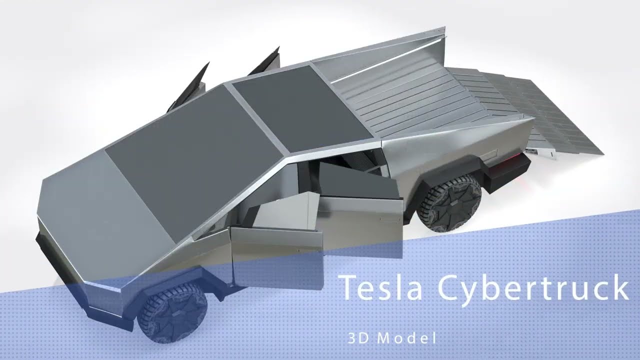 Tesla Cybertruck 3D Modell