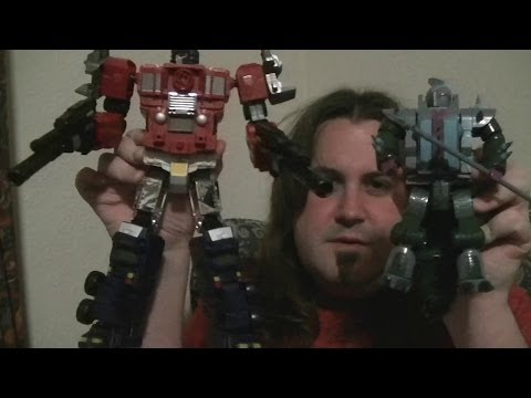 IMPOSSIBLE TOYS TRNS 03 ALICON & XOVERGEN TRAILLERFORCE POWERMASTER OPTIMUS PRIME TRANSFORMERS