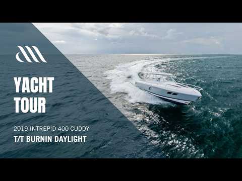 2019 Intrepid 400 Cuddy T/T BURNIN DAYLIGHT Video