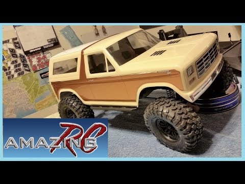 TRAXXAS TRX-4 CUSTOM 1981 FORD BRONCO == PAINT HOW TO == (video #4 == READ DESCRIPTION)