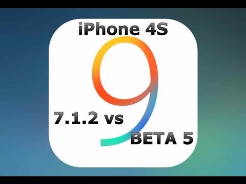 iOS 9 Beta 5 vs 7.1.2 on iPhone 4S (iOS 9 Public Beta 3)