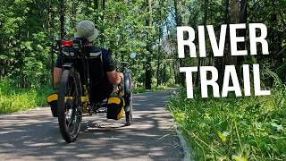 Minnesota River Ride! Quiet Trails, Random Encounters & Mud | Van & Trike Tour