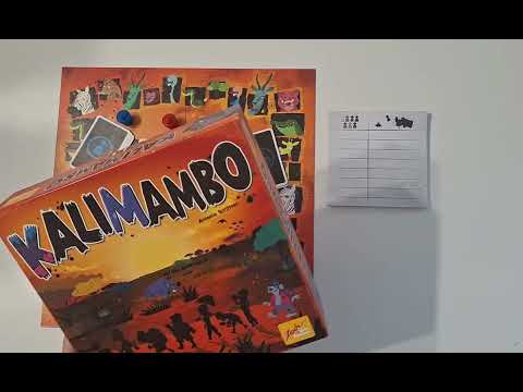 Kalimambo társasjáték bemutató - JátékHalászat