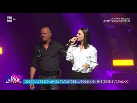 Gigi D'Alessio e Anna Tatangelo nuovamente insieme sul palco - La vita in diretta 01/10/2018