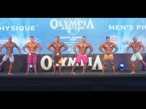 MEN PHYSIQUE OPEN 1.74 mts. - Mr. OLYMPIA AMATEUR SOUTH AMERICA