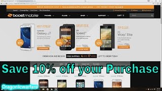 Save 10% off your Boost Mobile Purchase {Promo Code} HD