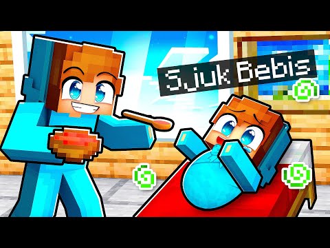 Min SJUKA BEBIS Behöver HJÄLP i Minecraft!