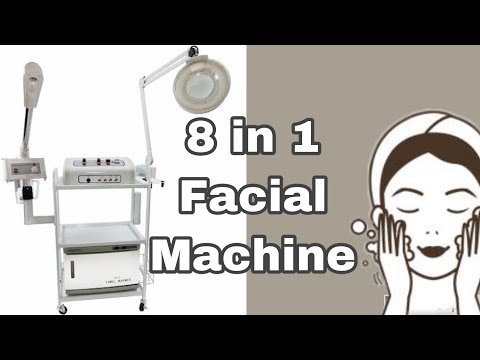 HOW TO USE A 8 in 1 FACIAL MACHINE | Esthetician Student