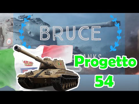 Progetto CC55 mod.54 | NEW Italian tier VIII heavy tank | World of Tanks with BRUCE | WoT Reviews