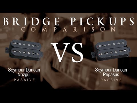Seymour Duncan NAZGUL vs PEGASUS - Passive Bridge Pickup Guitar Comparison / Demo