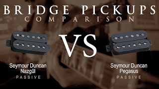 Video thumbnail for Seymour Duncan NAZGUL vs PEGASUS - Passive Bridge Pickup Guitar Comparison / Demo by Mike Stamper
