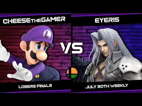 Cheese (Luigi/Pokemon Trainer) vs Eyeris (Sephiroth/Joker/Samus) - July 30th Weekly - Losers Finals