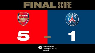 Download lagu HIGHLIGHTS: Arsenal 5 - 1 Paris Saint-Germain, International Champions Cup 2018 mp3 Download lagu HIGHLIGHTS: Arsenal 5 - 1 Paris Saint-Germain, International Champions Cup 2018 mp3
