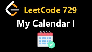 YouTube video 'My Calendar I - Leetcode 729 - Python'