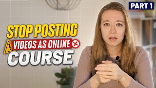 Interactive Online Courses: Part 1 - Moving Beyond Videos and Photos