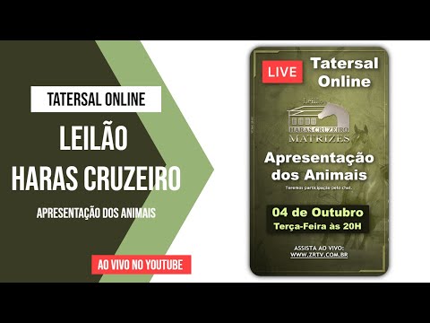 Tatersal Online Leilão Haras Cruzeiro Matrizes 2022