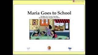 Maria goes to school