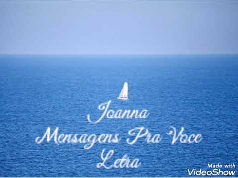 Mensagem Pra Você - Joanna