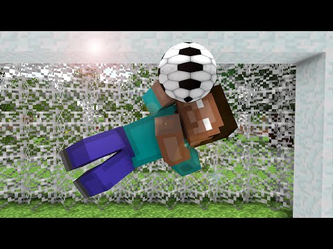 Craftronix - Monster School : Penalty Shootout ! - Minecraft Animation