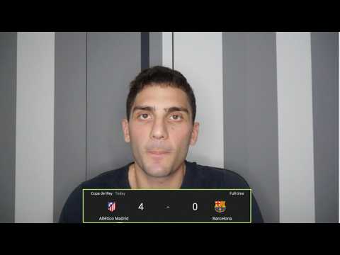 Atletico Madrid 4 Barcelona 0 | Pathetic