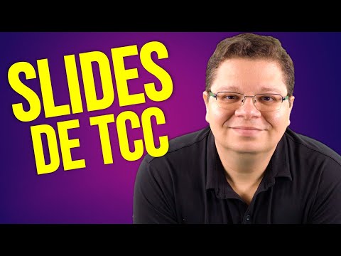 Slides for TCC presentation - How to present a TCC - How to make a TCC step by step