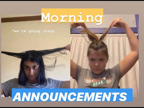 Nazgol and Chloe's Epic Morning Announcements May 1st