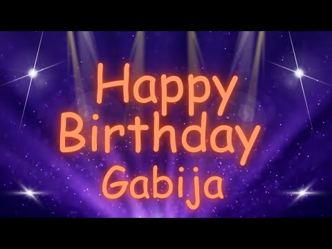 Happy Birthday Gabija 🎉 | A Special Wish Just for You! | Let's Celebrate! 🎂