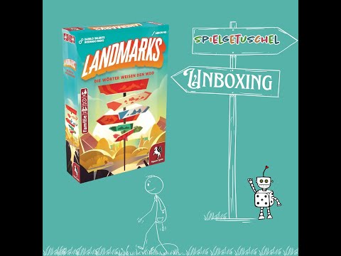 Spielgetuschel Unboxing#12 - Brettspiel - Landmarks