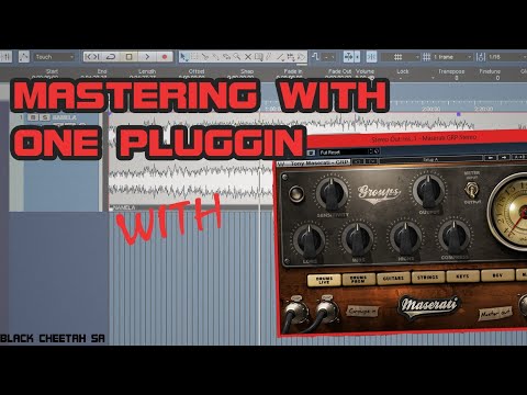 MASTERING A SONG WITH ONE PLUGGIN ll MASARATI PLUGGIN FROM WAVES