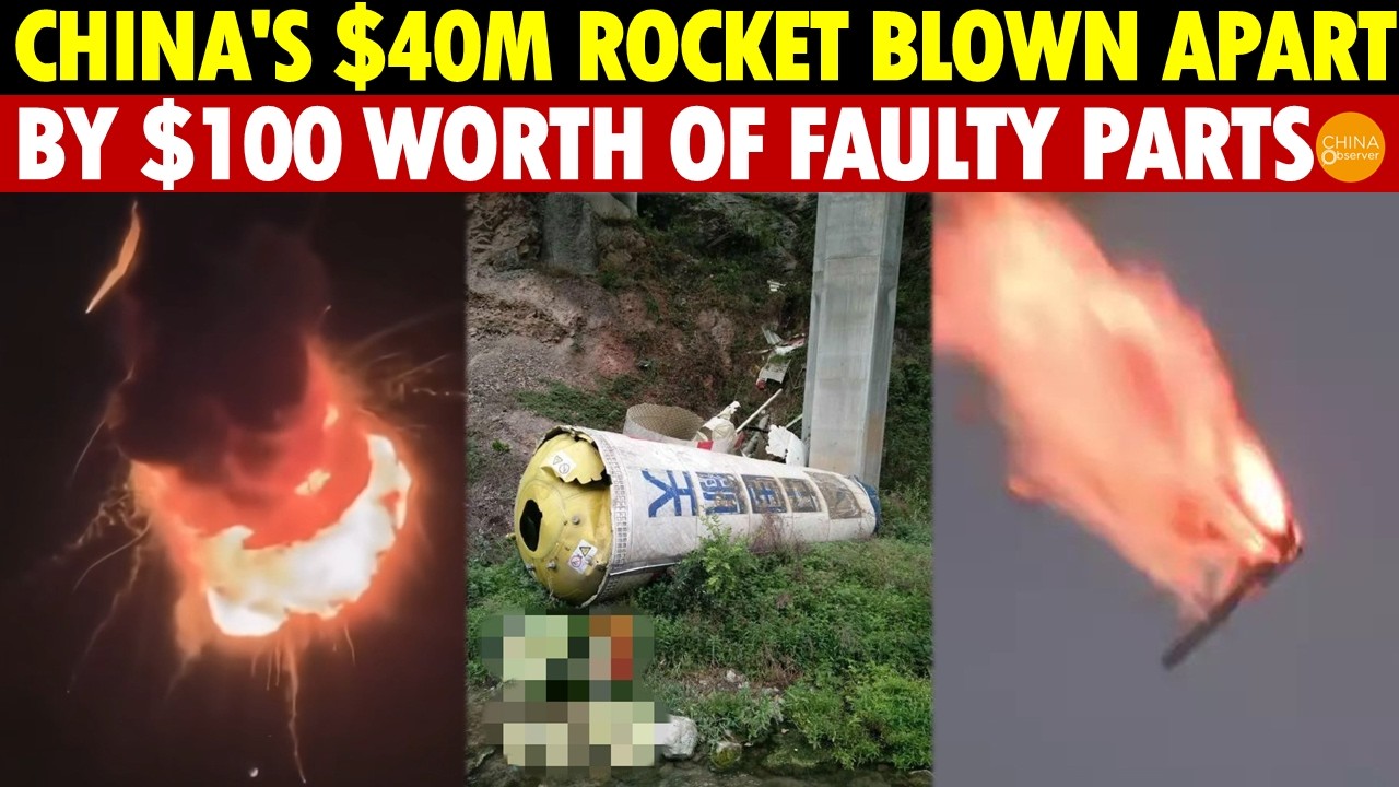 China Military Shock: $40M Rocket Blown Apart By $100 Worth Of Faulty Parts, Explodes In The Sky