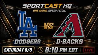 🔴 LIVE Scoreboard: Dodgers vs D-backs 8/8 | LAD @ ARI | Every Pitch. One screen. | Real-time.
