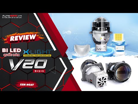 Review ánh sáng bi LED X-Light V20 2023 (9+1+1)