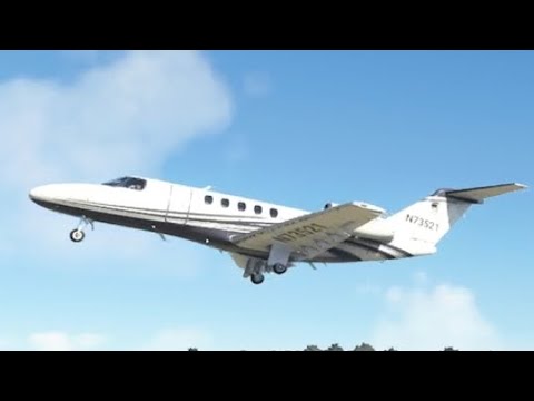 Cessna Citation CJ4 Fly by