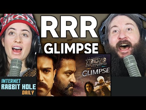 RRR Glimpse ft. NTR, Ram Charan, Ajay Devgn, Alia Bhatt | S.S. Rajamouli | irh daily REACTION!!