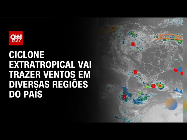 Ciclone "bomba" causará fortes rajadas de vento em diversas regiões do país | CNN NOVO DIA