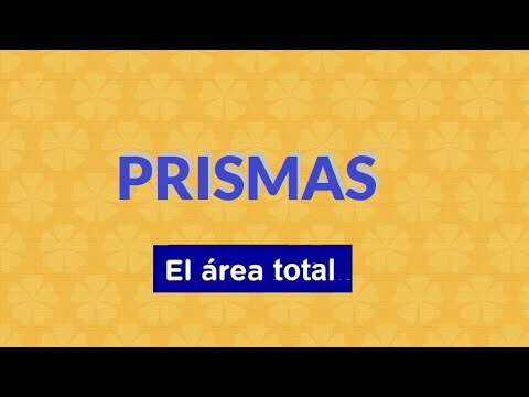 Área total de un prisma rectangular