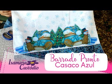 Barrado Pronto Casaco Azul por Isamara Custódio