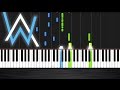 Alan Walker - Faded - Piano Cover/Tutorial by PlutaX