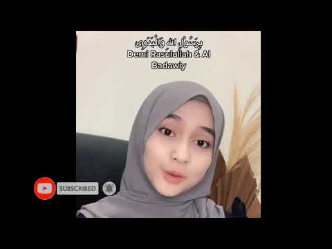 CEWEK CANTIK BERJILBAB SUARANYA MERDU||BIKIN ADEM...iii