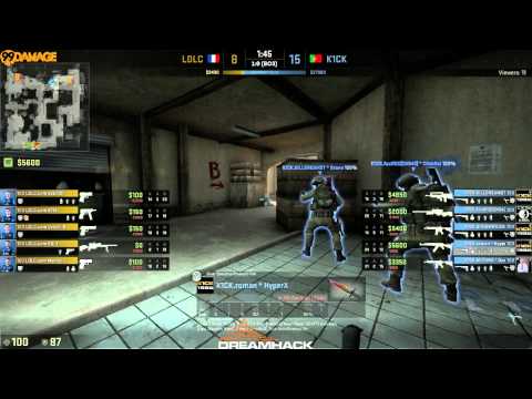 k1ck vs. LDLC | Halbfinale, DreamHack 2014 - Valencia | de_ dust2 Map 2 Part 2