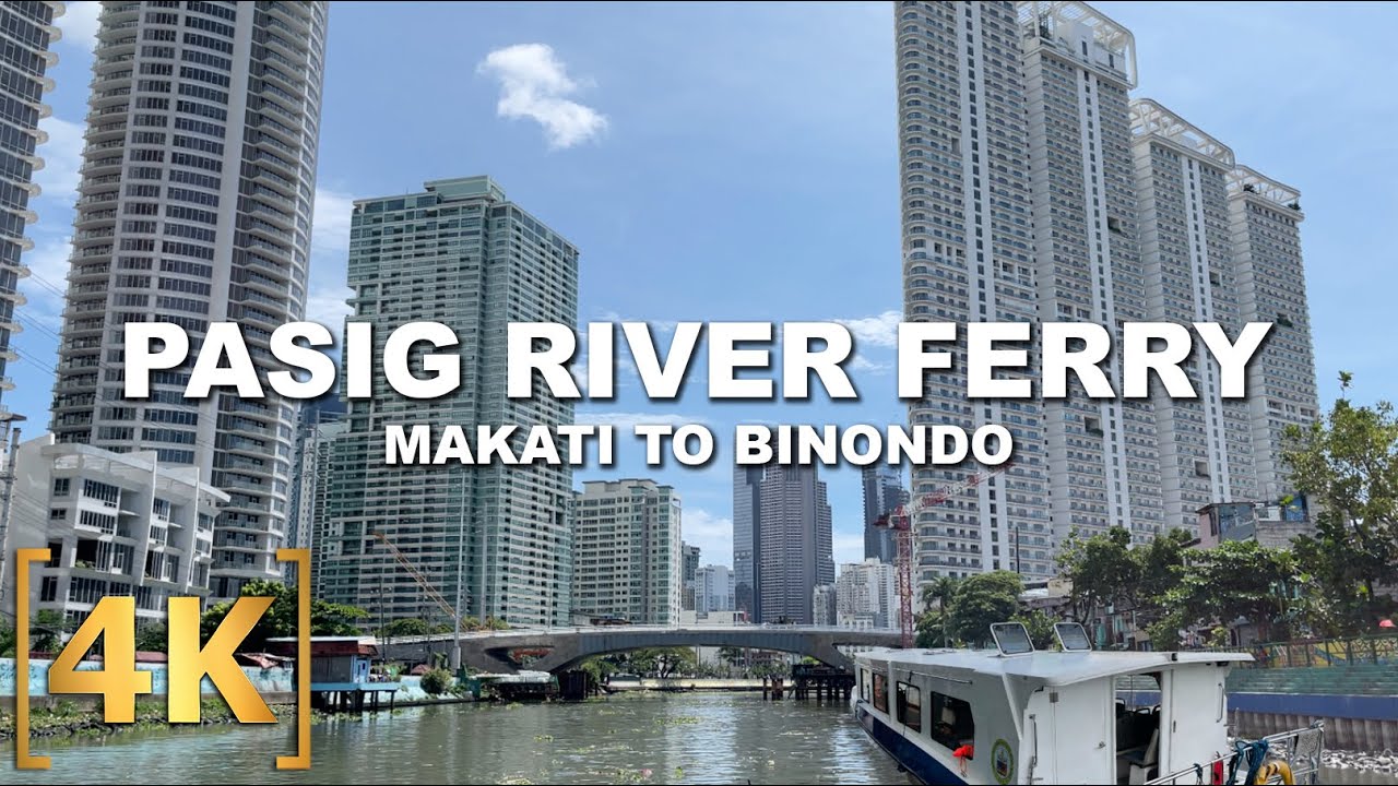 Experience ferry ride on Pasig River with this virtual tour.