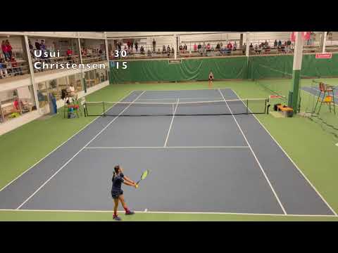 2021 WIAA D1 State Girls Singles Tennis Final - Kaede Usui vs Parker Christensen